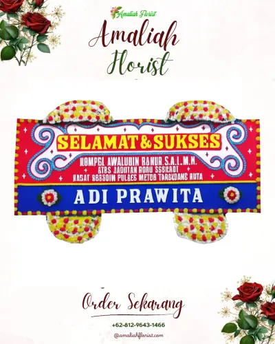 Karangan Bunga Ucapan Selamat di Antap